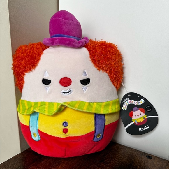 Squishmallows Accessories - 🇺🇸 Squishmallow 8” BIMBI the clown 🤡